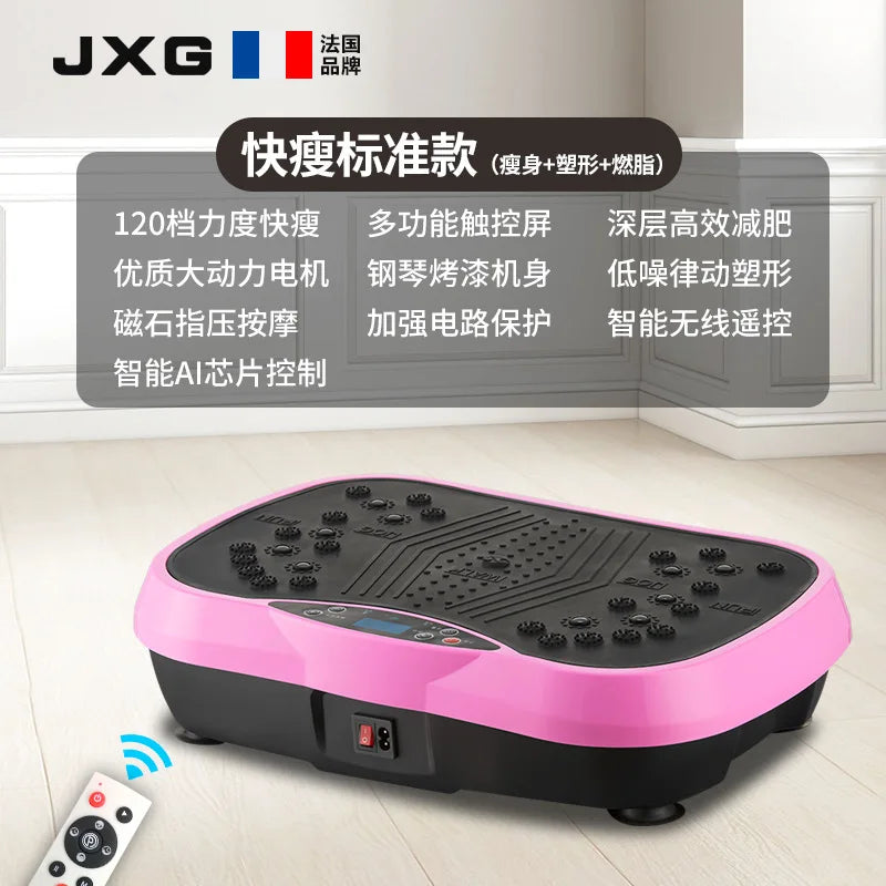 Masajeador vibratorio para fitness, batidor de grasa con música vía Bluetooth.