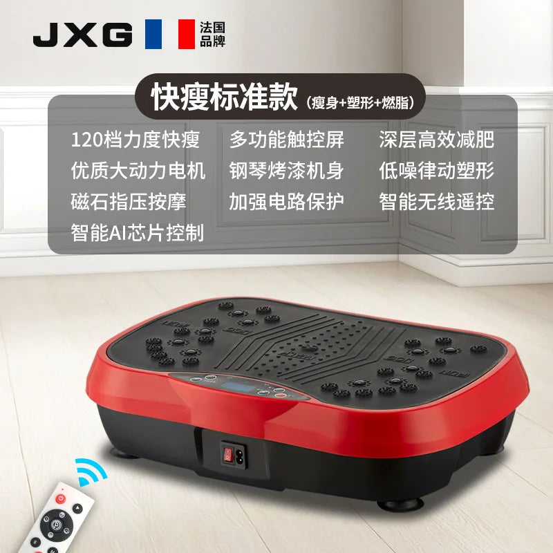 Masajeador vibratorio para fitness, batidor de grasa con música vía Bluetooth.