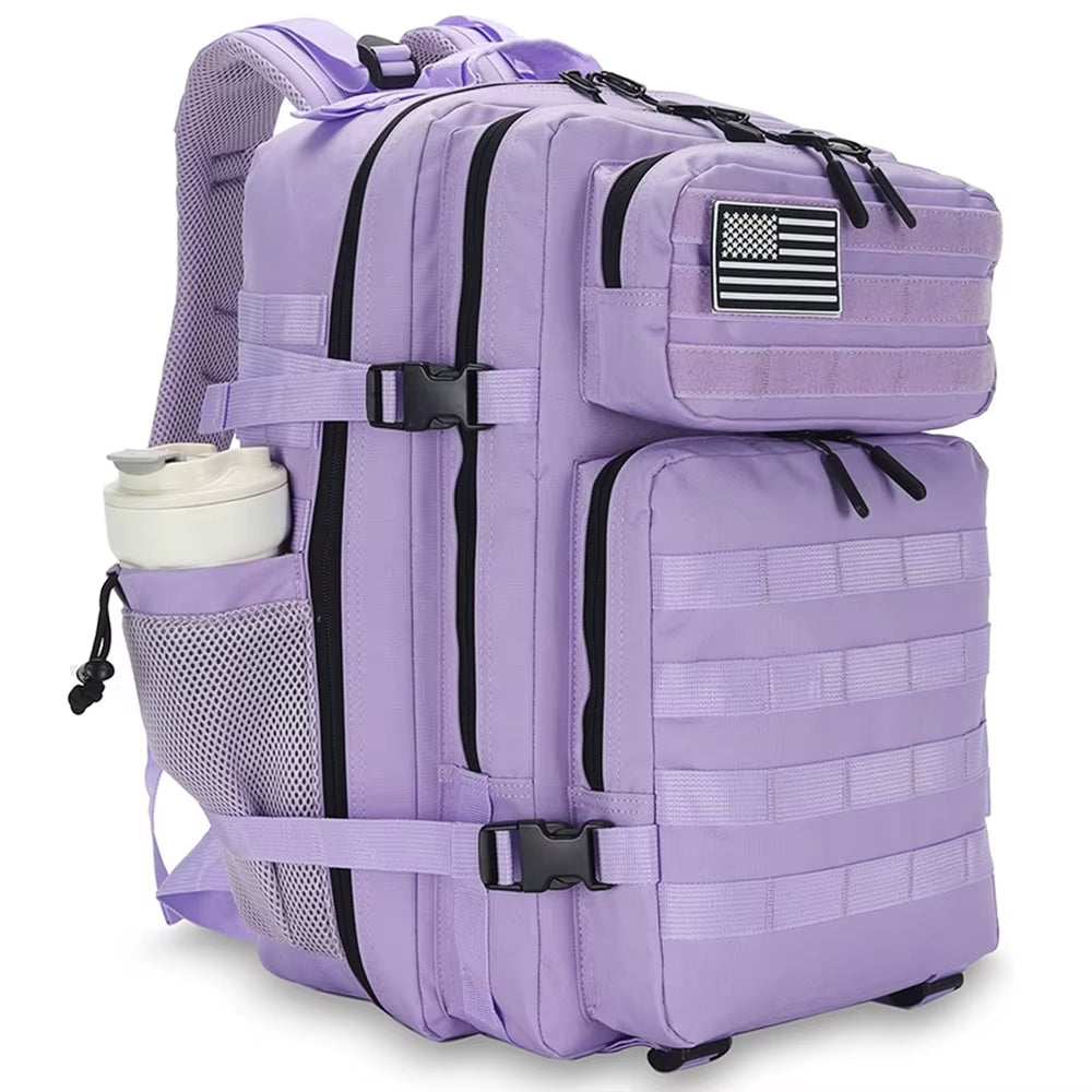 45L Tactical Backpack 3P Bag Assault Backpack Outdoor 3 Days Travel Waterproof Climbing Rucksack Camping Hiking Hunting Mochila