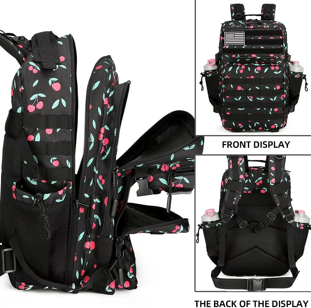 45L Tactical Backpack 3P Bag Assault Backpack Outdoor 3 Days Travel Waterproof Climbing Rucksack Camping Hiking Hunting Mochila