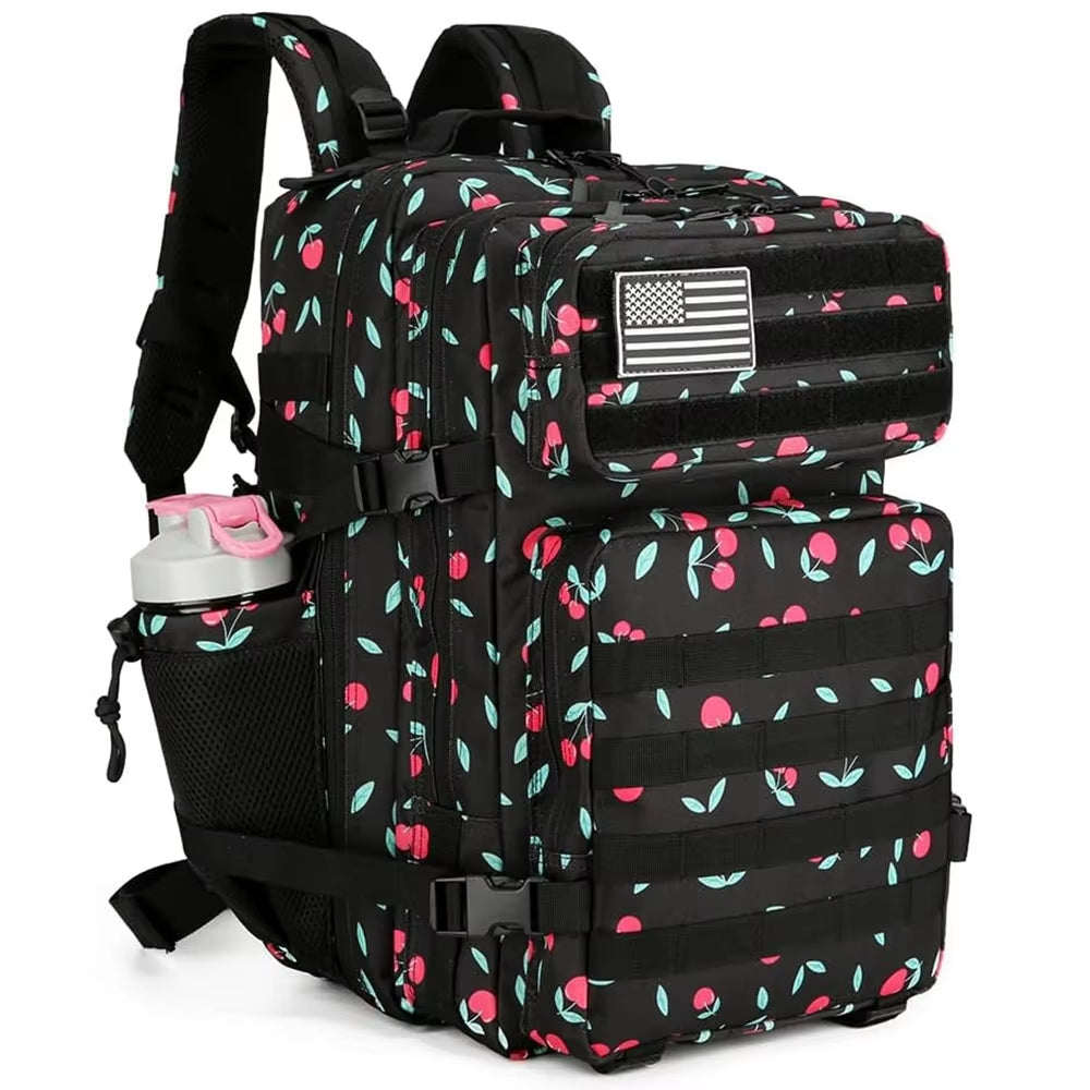 45L Tactical Backpack 3P Bag Assault Backpack Outdoor 3 Days Travel Waterproof Climbing Rucksack Camping Hiking Hunting Mochila