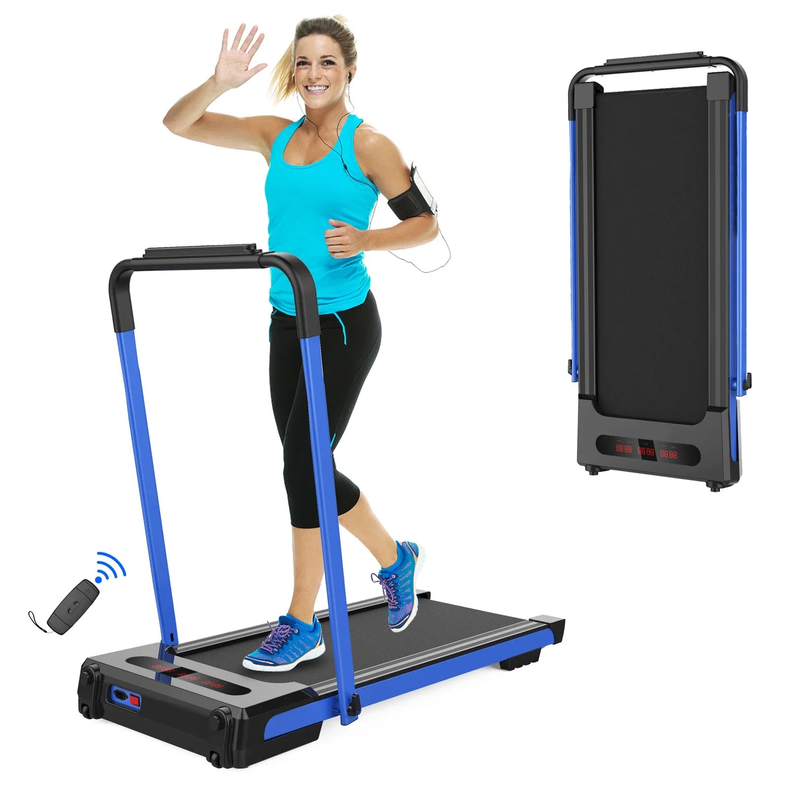 Caminadora fitness, plegable,para hacer ejercicio en casa.