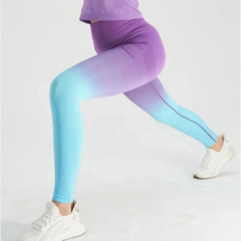 Leggings Deportivos Seamless Efecto Degradado