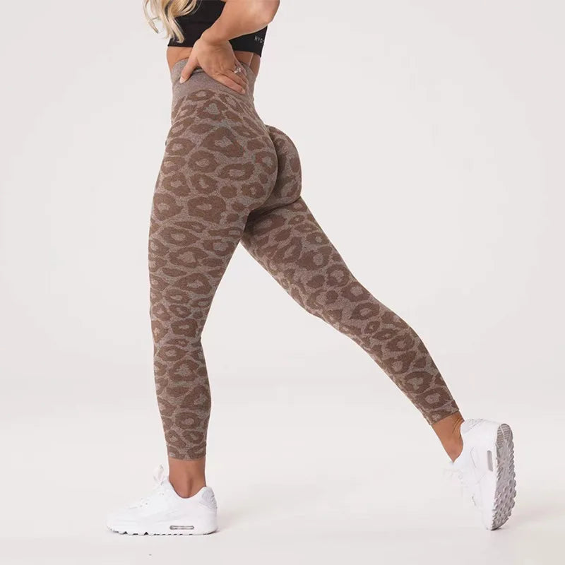 za Leggings Deportivos Seamless Estampado Push-Up