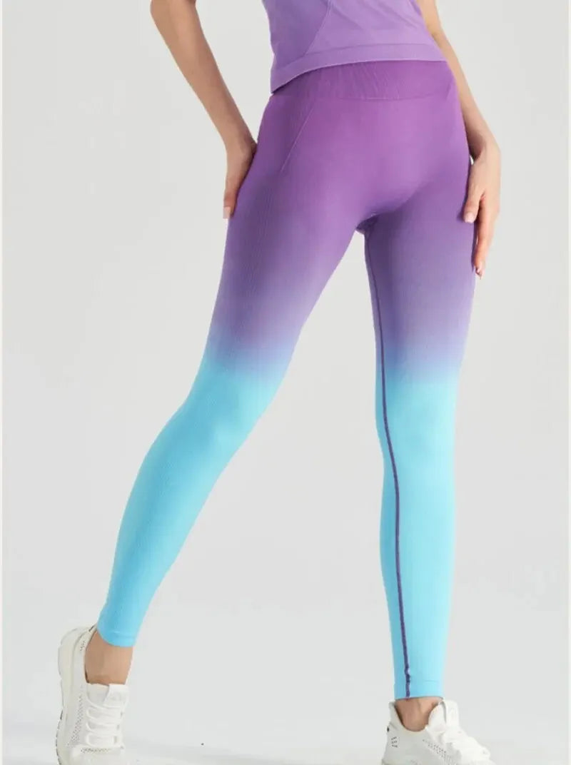 Leggings Deportivos Seamless Efecto Degradado
