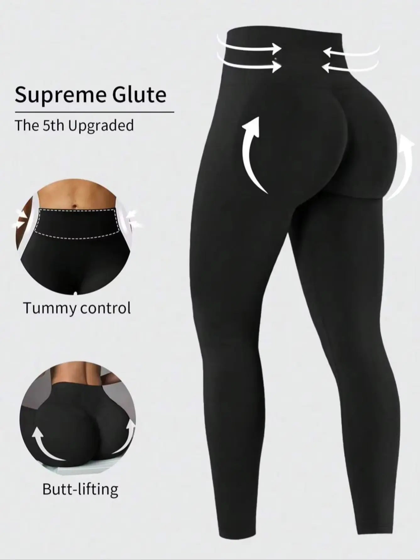 za Leggings Clásicos de Alta Compresión y Control