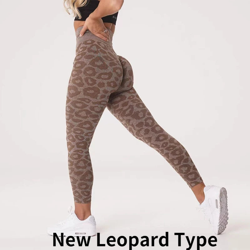 za Leggings Deportivos Seamless Estampado Push-Up