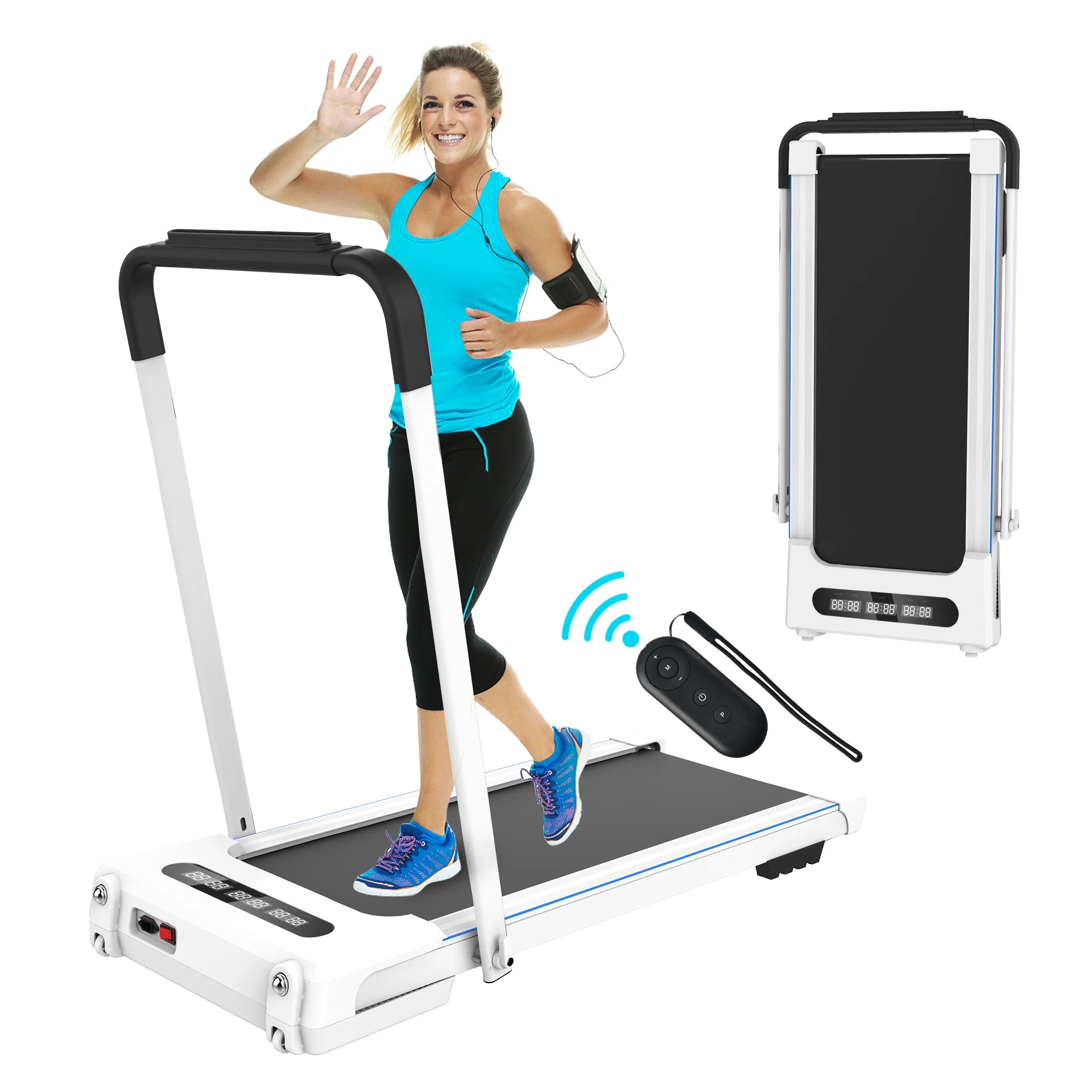 Caminadora fitness, plegable,para hacer ejercicio en casa.