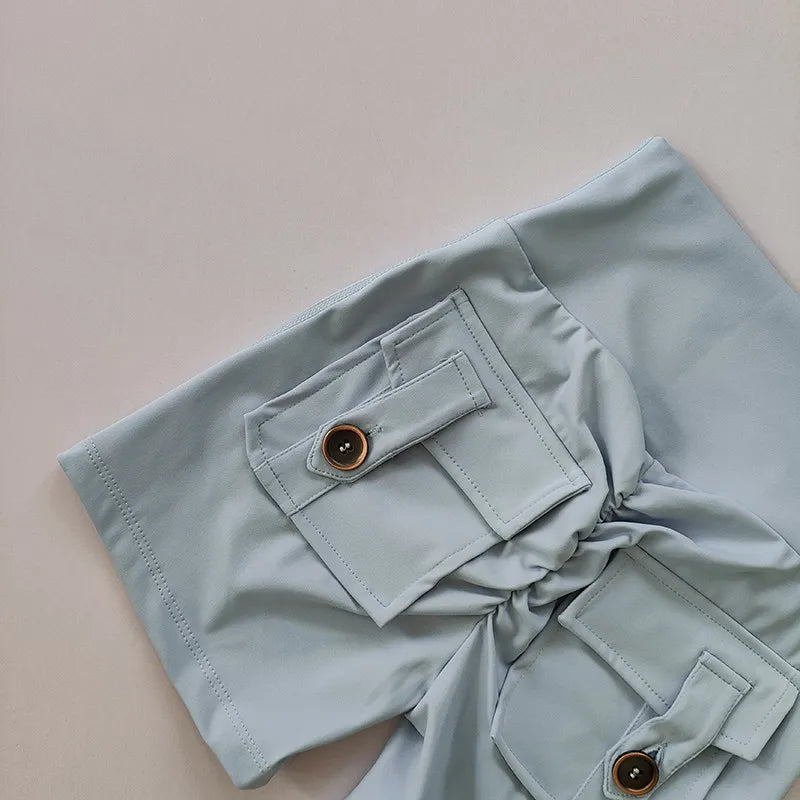 za Shorts Deportivos Push-Up con Bolsillos Cargo