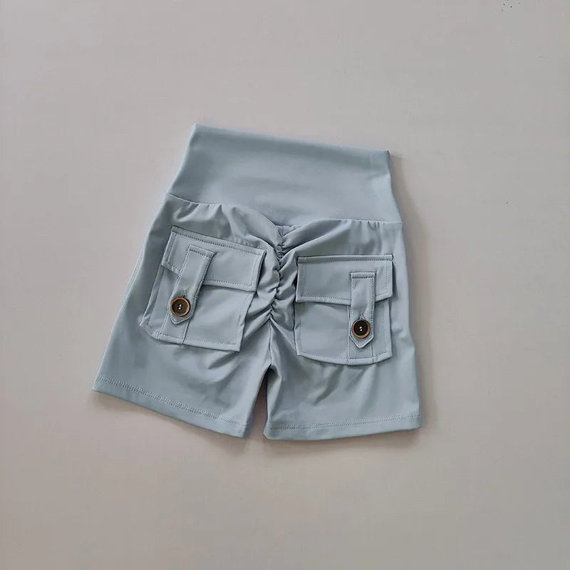 za Shorts Deportivos Push-Up con Bolsillos Cargo