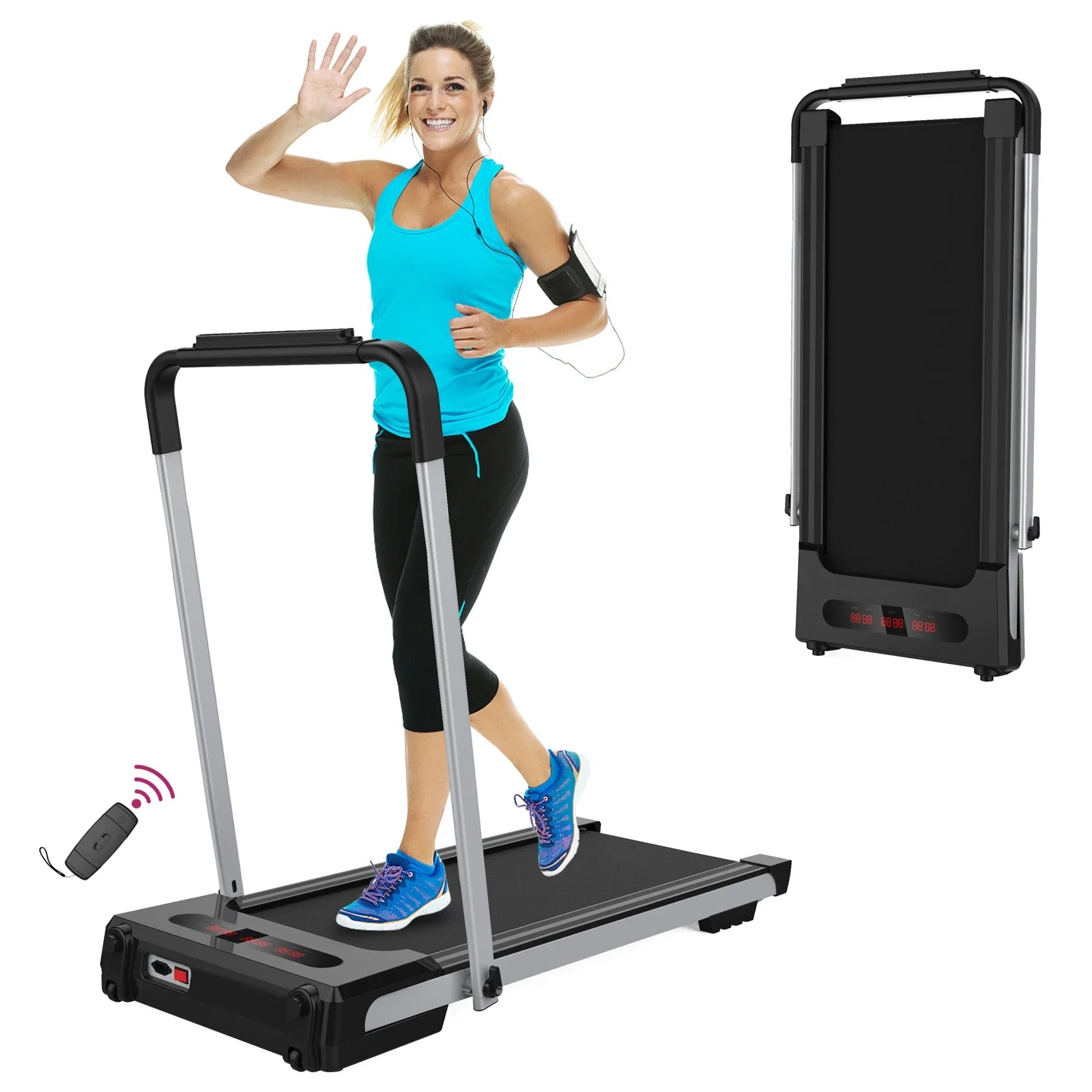 Caminadora fitness, plegable,para hacer ejercicio en casa.