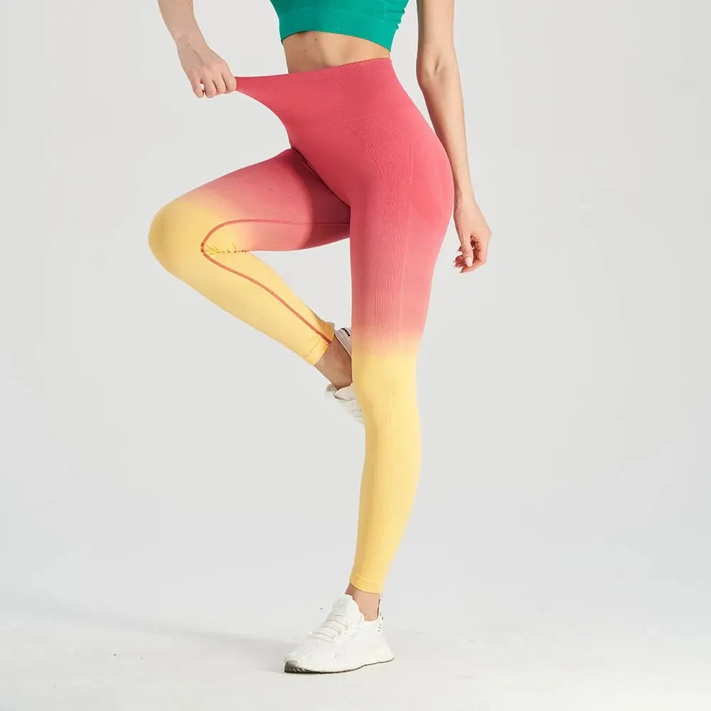 Leggings Deportivos Seamless Efecto Degradado