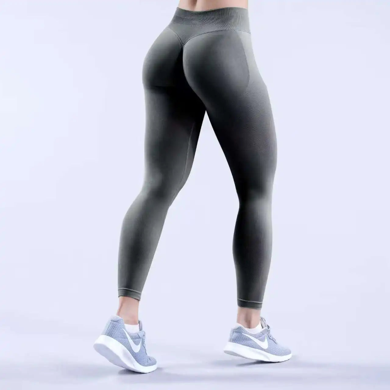 Leggings Deportivos Seamless Alta Compresión