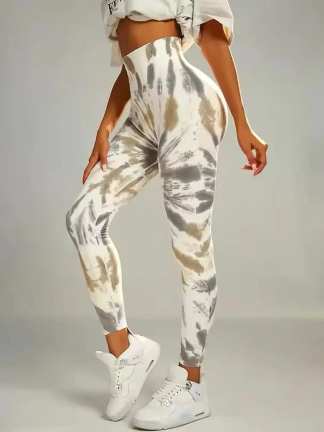 za Leggings Deportivos Tie-Dye Sin Costuras (Seamless)