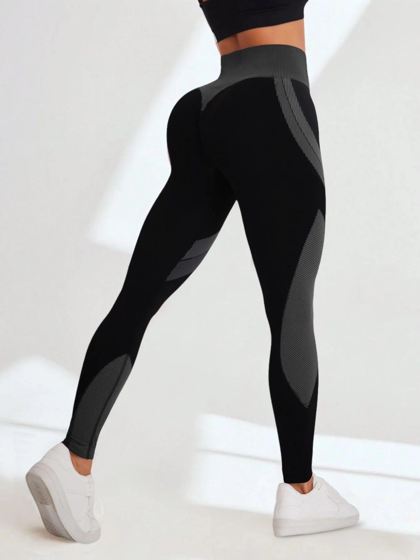 za Leggings Deportivos Sin Costuras con Control de Abdomen