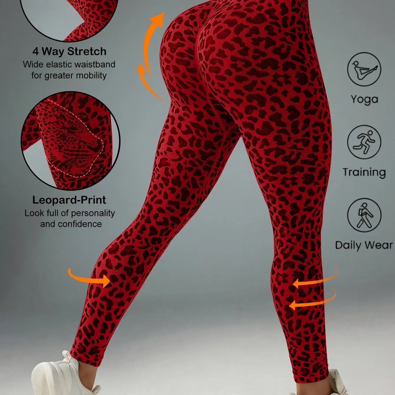 Leggings Térmicos Animal Print Efecto Push-Up