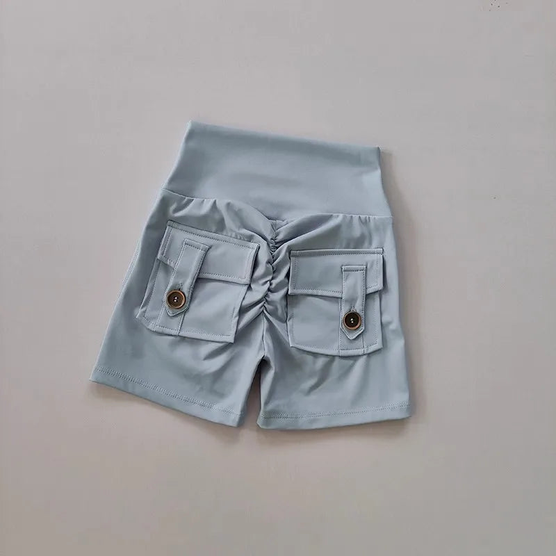 za Shorts Deportivos Push-Up con Bolsillos Cargo