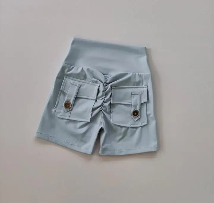 za Shorts Deportivos Push-Up con Bolsillos Cargo