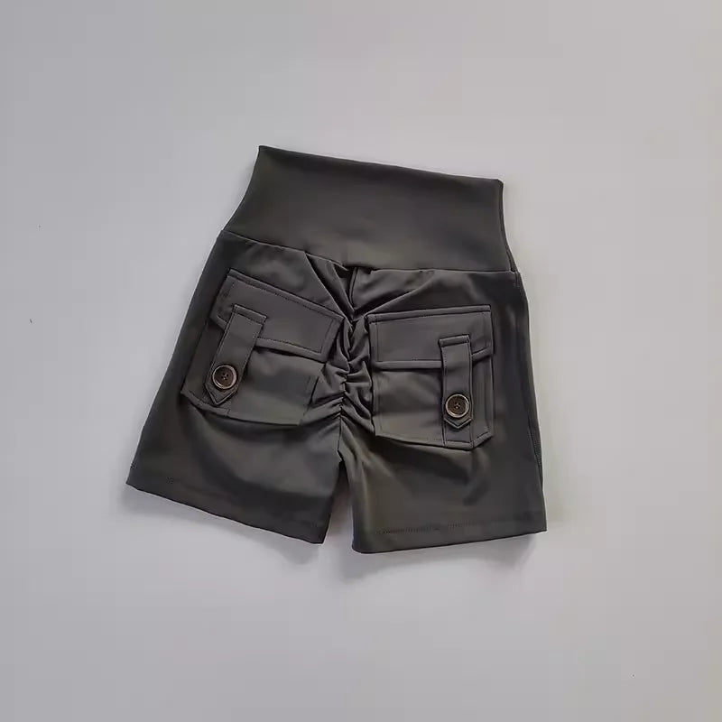 za Shorts Deportivos Push-Up con Bolsillos Cargo