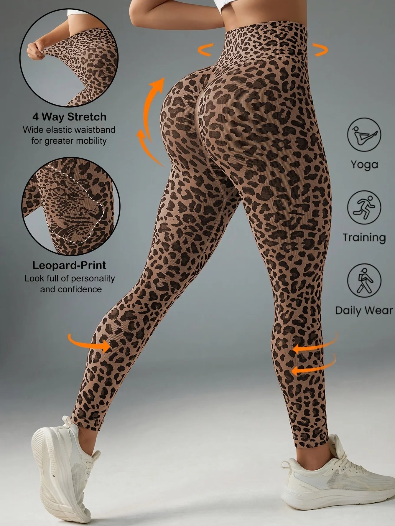 Leggings Térmicos Animal Print Efecto Push-Up