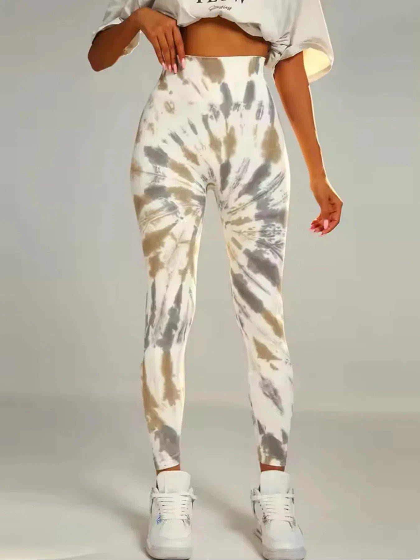 za Leggings Deportivos Tie-Dye Sin Costuras (Seamless)