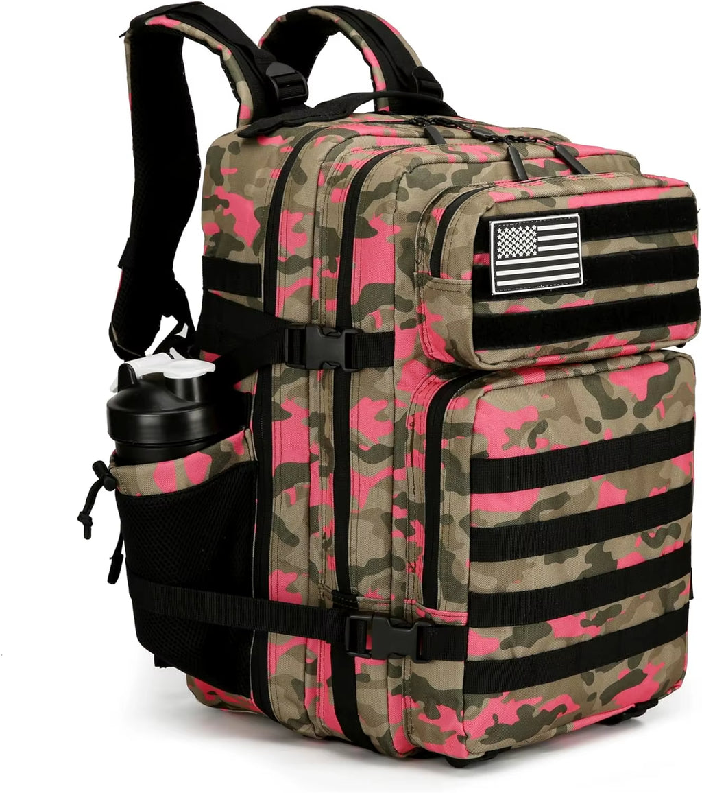 45L Tactical Backpack 3P Bag Assault Backpack Outdoor 3 Days Travel Waterproof Climbing Rucksack Camping Hiking Hunting Mochila