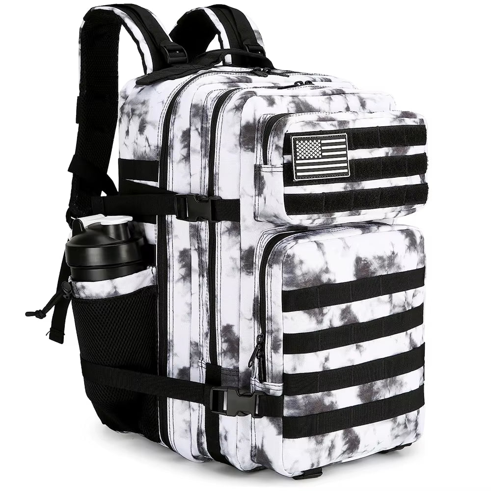 45L Tactical Backpack 3P Bag Assault Backpack Outdoor 3 Days Travel Waterproof Climbing Rucksack Camping Hiking Hunting Mochila