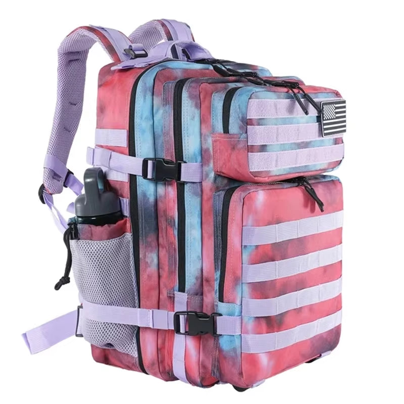 45L Tactical Backpack 3P Bag Assault Backpack Outdoor 3 Days Travel Waterproof Climbing Rucksack Camping Hiking Hunting Mochila